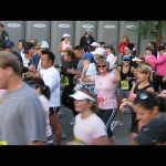 At the start of the race.